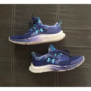 Under Armour Infinity 2.0‎ Youth Athletic Shoes Purple Blue Size 4 Sneakers